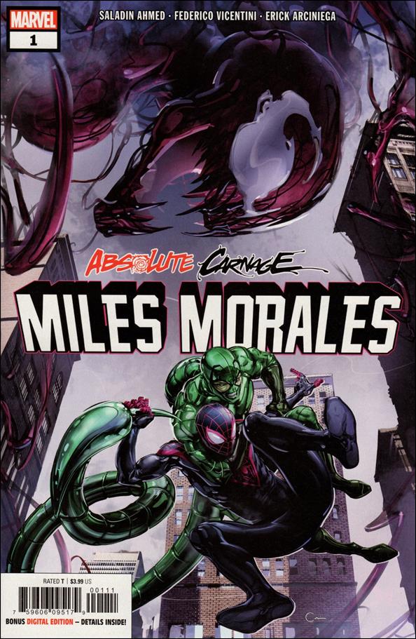 Absolute Carnage: Miles Morales issue 1 Clayton Crain Cover