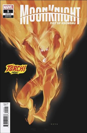 Moon Knight: Fist of Khonshu issue 5-B Phil Noto Torch! Cover