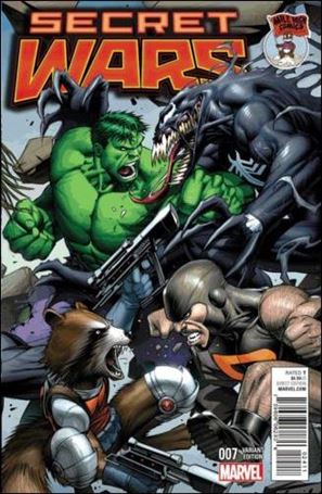 Secret Wars issue 7-J Dale Keown Mile High Comics Connecting Cover