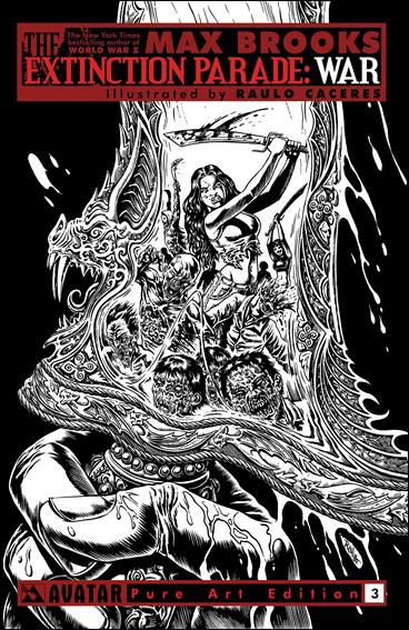 Extinction Parade: War issue 3-E Pure Art Cover