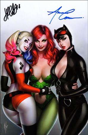 Harley Quinn 25th Anniversary Special issue 1-M Warren Louw Mega Gaming & Comics Virgin Cover