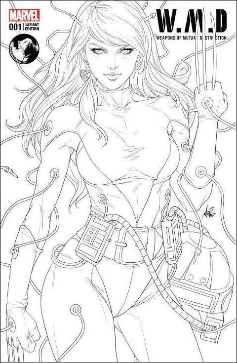 Weapons of Mutant Destruction issue 1-F Artgerm Unknown Comics Sketch Art Cover