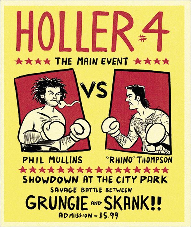 Holler issue 4-B Main Event Cover