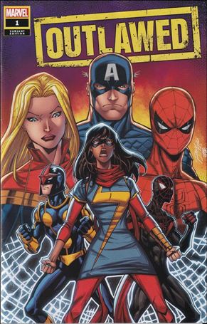 Outlawed issue 1-E Pepe Larraz  Wal-Mart Exclusive Cover