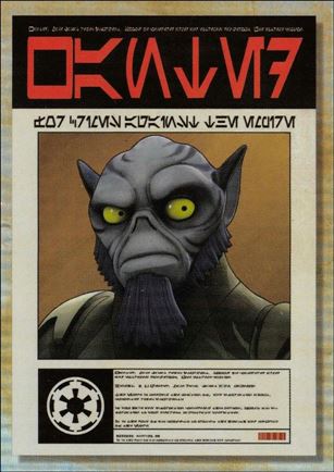 Star Wars Galaxy 2018 (Wanted Posters Subset) card P-5 Zeb Orrelios