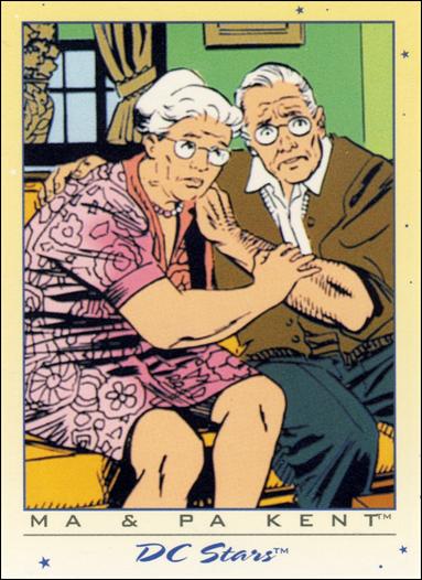 DC Stars (Base Set) card 2 Ma & Pa Kent