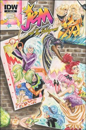 Jem and the Holograms issue 4-C Sara Richard Subscription Cover