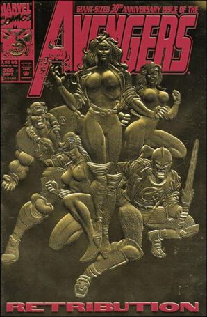 Avengers (1963) issue 366-B Embossed Gold Foil Newsstand Edition