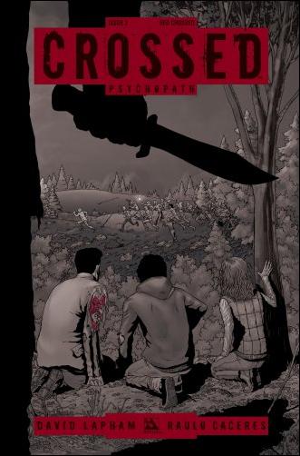 Crossed Psychopath issue 2-D Red Crossed Cover 1:3