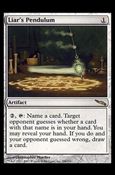Magic the Gathering: Mirrodin (Base Set) card 196 Liar's Pendulum