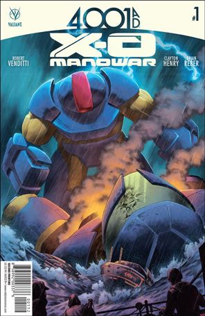 4001 A.D.: X-O Manowar issue 1-E CAFU Cover (2nd Printing)