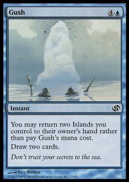 Magic the Gathering: Duel Decks: Jace vs. Chandra (Base Set) card 27 Gush