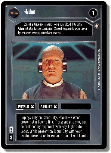 Star Wars: Special Edition Limited (Base Set) card 20 Lobot