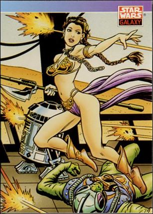 Star Wars Galaxy: Series 1 (Base Set) card 83 Bret Blevins