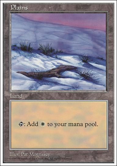 Magic the Gathering: 5th Edition (Base Set) card 430 Plains