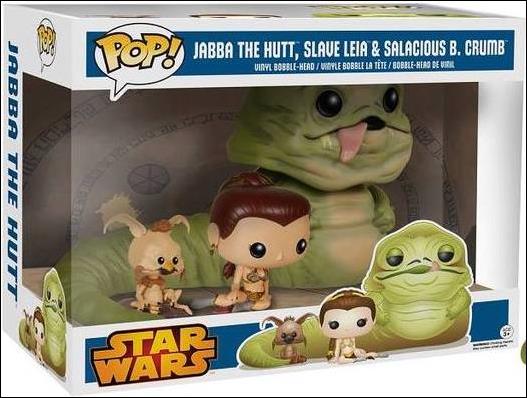 POP! Star Wars Multi-Packs figure nn3 Jabba the Hutt, Slave Leia & Salacious B. Crumb