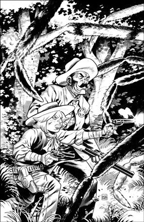 Sixth Gun: Road to the Six issue 1.00-D Brian Hurtt B&W 1:20 Cover