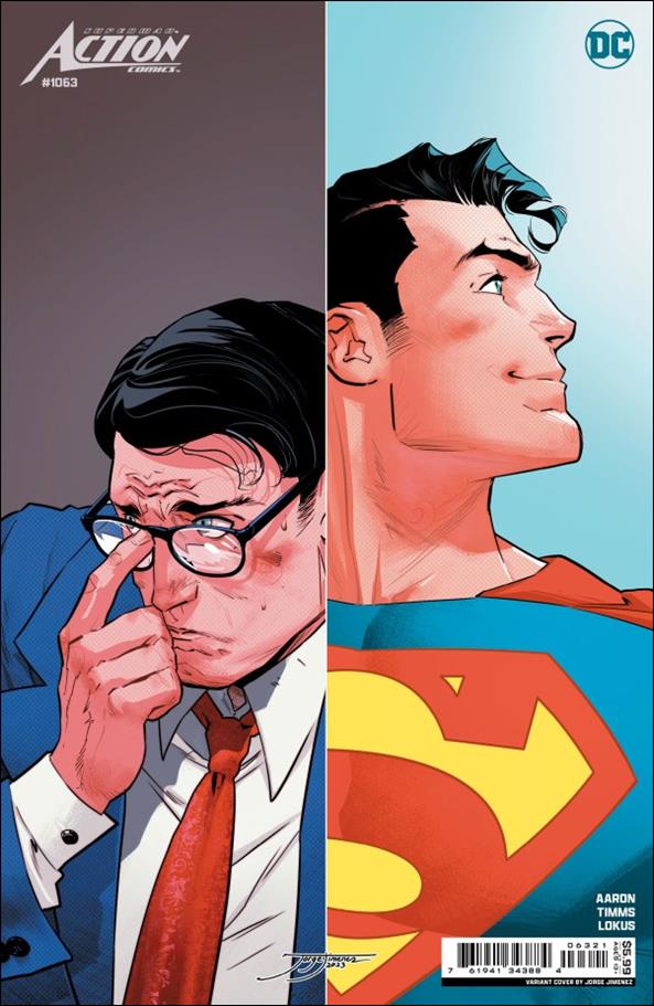 Action Comics (1938) issue 1063-B Jorge Jiménez Cardstock Cover