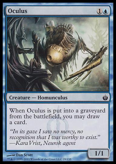 Magic the Gathering: Mirrodin Besieged (Base Set) card 29 Oculus