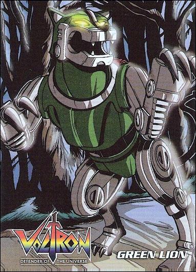 Voltron Preview (Base Set) card VPS3 Green Lion