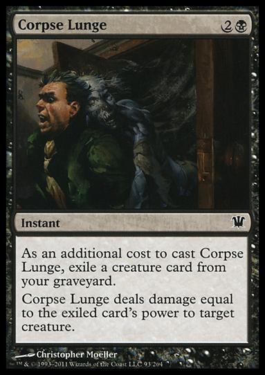 Magic the Gathering: Innistrad (Base Set) card 93 Corpse Lunge