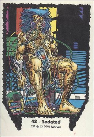 Wolverine: From Then 'Til Now (Base Set) card 42 Sedated