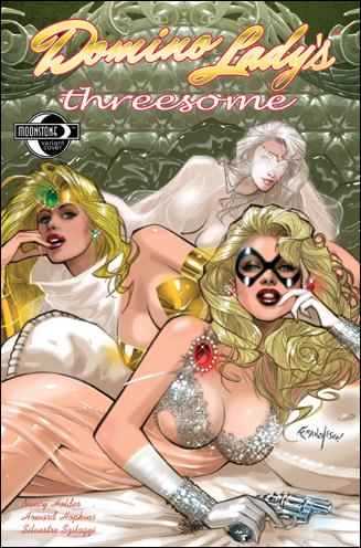 Domino Lady's Threesome issue 1-B Cover by Franchesco