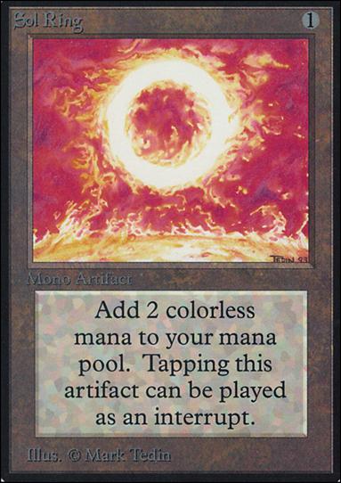 Magic the Gathering: Limited Edition Alpha (Base Set) card 270 Sol Ring