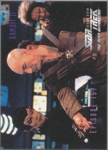 Star Trek: The Next Generation - The Episode Collection Season Seven (Base Set) card 659 Gambit II, Episode 157-B