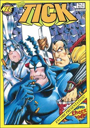 Tick (1988) issue 5-B Yellow Border Cover (2nd Printing)