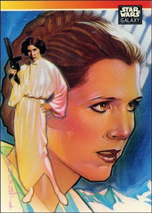 Star Wars Galaxy: Series 1 (Promo) card nn4 Princess Leia