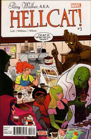Patsy Walker, A.K.A. Hellcat! issue 3 Brittney Williams Cover