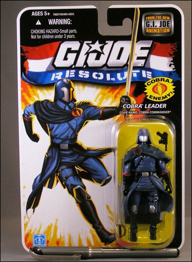 G.I. Joe 25th Anniversary Basic 3 3/4" Action Figures figure 73 Resolute Cobra Commander (Cobra Leader)