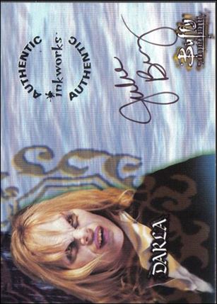 Buffy the Vampire Slayer: Season Three (Autograph Subset) card A10 Julie Benz as Darla