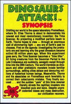 Dinosaurs Attack! (Base Set) card 55 Synopsis / Checklist