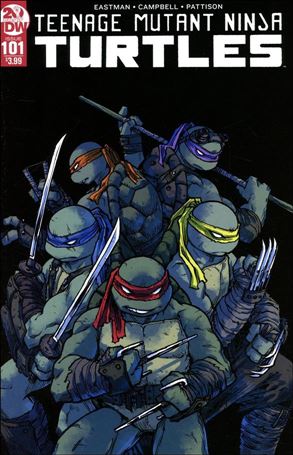 Teenage Mutant Ninja Turtles (2011) issue 101-D Sophie Campbell Cover (2nd Printing)