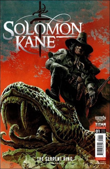Solomon Kane: The Serpent Ring issue 1 J. H. Williams III Cover