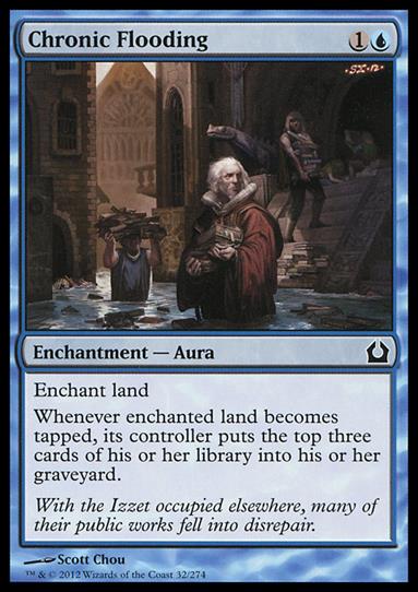 Magic the Gathering: Return to Ravnica (Base Set) card 32 Chronic Flooding