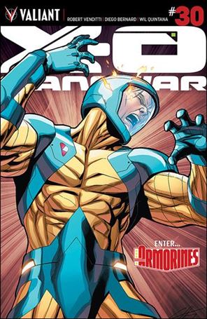 X-O Manowar (2012)  issue 30-B Clayton Henry Right Side Cover