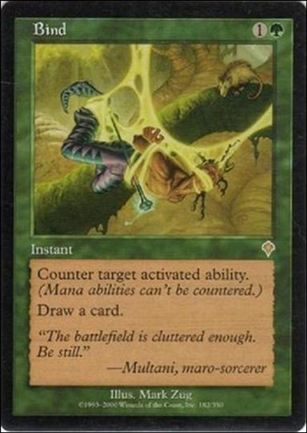 Magic the Gathering: Invasion (Base Set) card 182 Bind