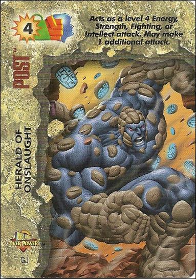 Marvel Overpower (Onslaught Expansion Set) card nn18 Post: Herald of Onslaught