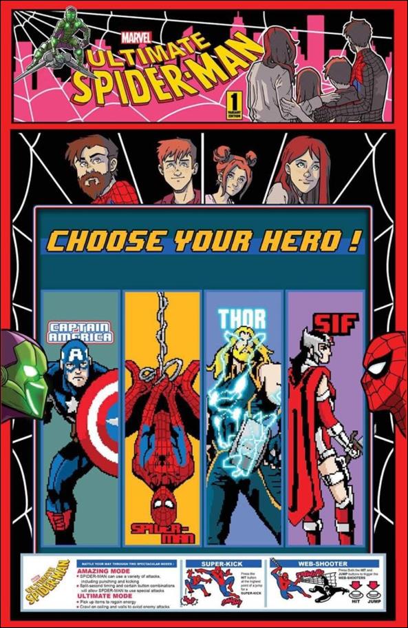 Ultimate Spider-Man (2024) issue 1-T Matthew Waite Big Time Collectibles 8-Bit Cover
