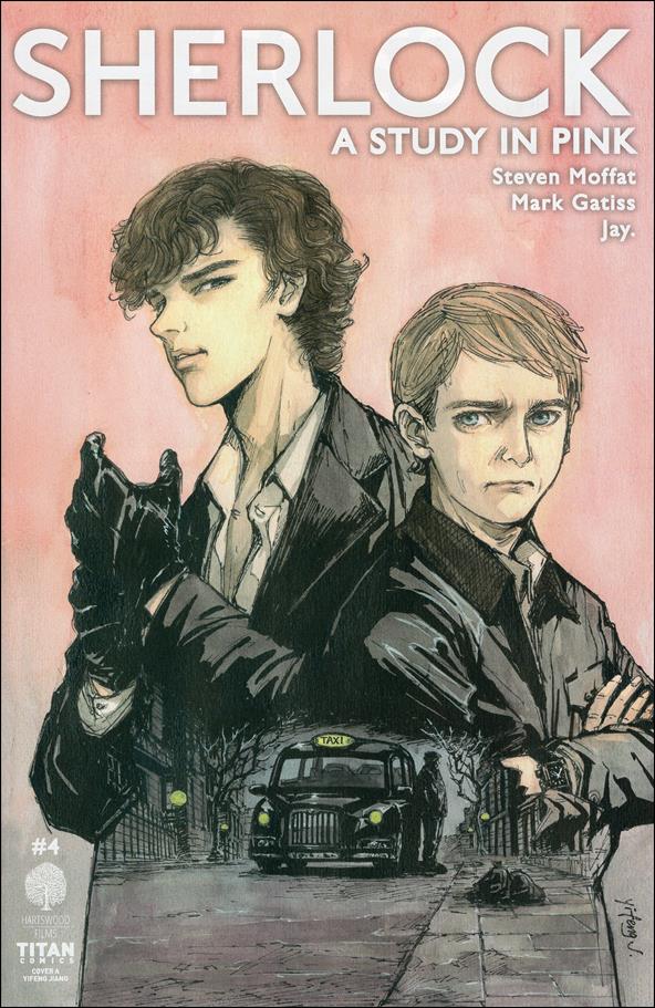 Sherlock: A Study in Pink issue 4 Yifeng Jiang Cover