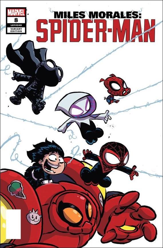 Miles Morales: Spider-Man (2018) issue 8-C Skottie Young Cover 1/1500