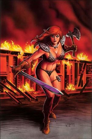 Red Sonja (2005) issue 51-E Joseph Michael Linsner DF Virgin Cover 1/750