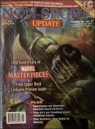 Non-Sport Update (2007) issue 5 Marvel Hulk Cover