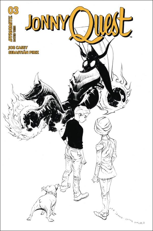 Jonny Quest (2024) issue 3-H Jae Lee B&W 1:15 Cardstock Cover