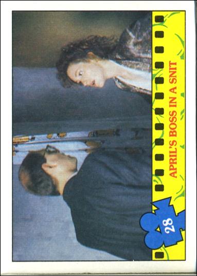 Teenage Mutant Ninja Turtles Movie (Base Set) card 28 April's Boss in a Snit