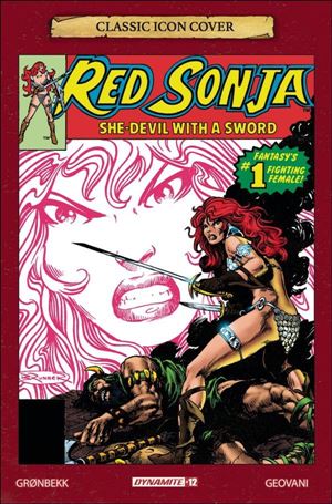 Red Sonja (2023) issue 12-G Frank Brunner Icon 1:10 Cardstock Cover