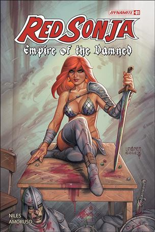 Red Sonja: Empire of the Damned issue 1-J Joseph Michael Linsner 1:10 Foil Cover